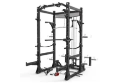 Warrior Gladiator 2.0 Pro Power Rack All-in-One Gym Cage with Lat Pull/Low Row