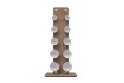 Warrior Luxury Wood | Stainless Steel Dumbbell Set (2.5-12lbs)