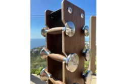 Warrior Luxury Wood | Stainless Steel Dumbbell Set (2.5-12lbs)