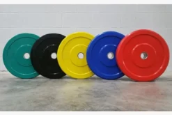 Warrior Olympic Color Bumper Plate Set (230lbs)