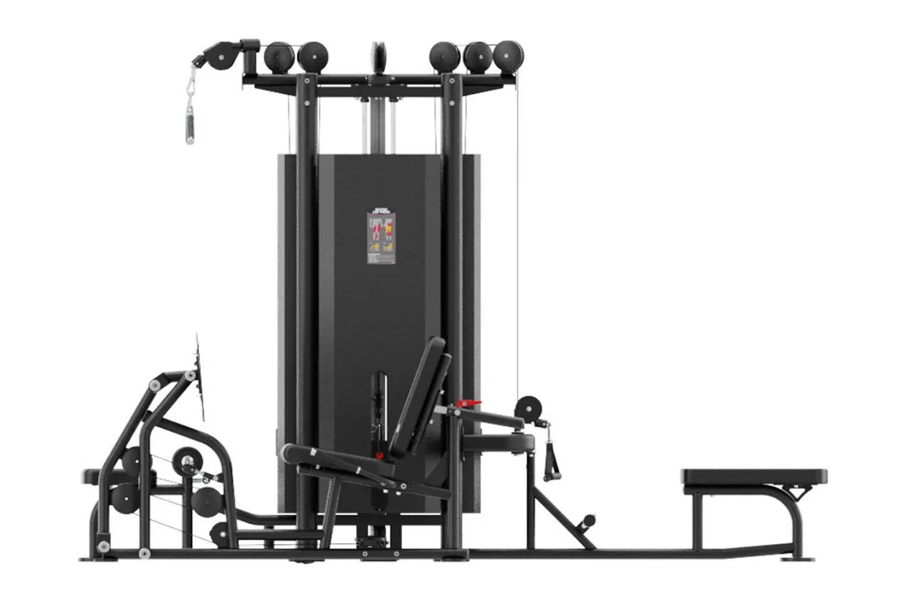 Warrior Pro Commercial Series 4-Stack Multi-Station Gym (🧨JULY 4th SALE - Extra 5%)