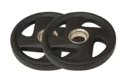 Warrior Rubber Grip Olympic Weight Plate Set (260lb)