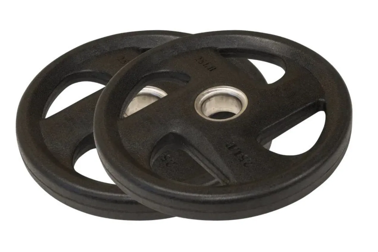 Warrior Rubber Grip Olympic Weight Plates