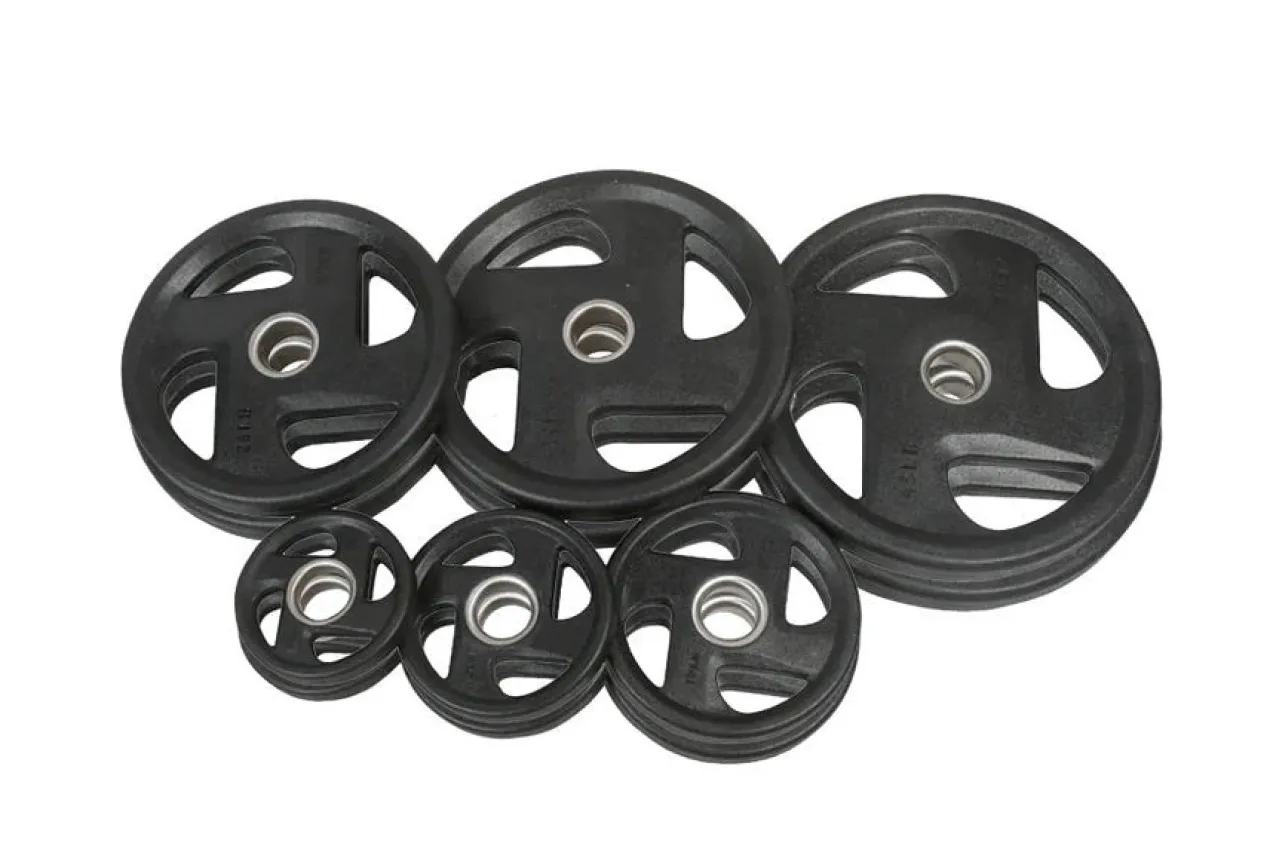 Warrior Rubber Grip Olympic Weight Plates