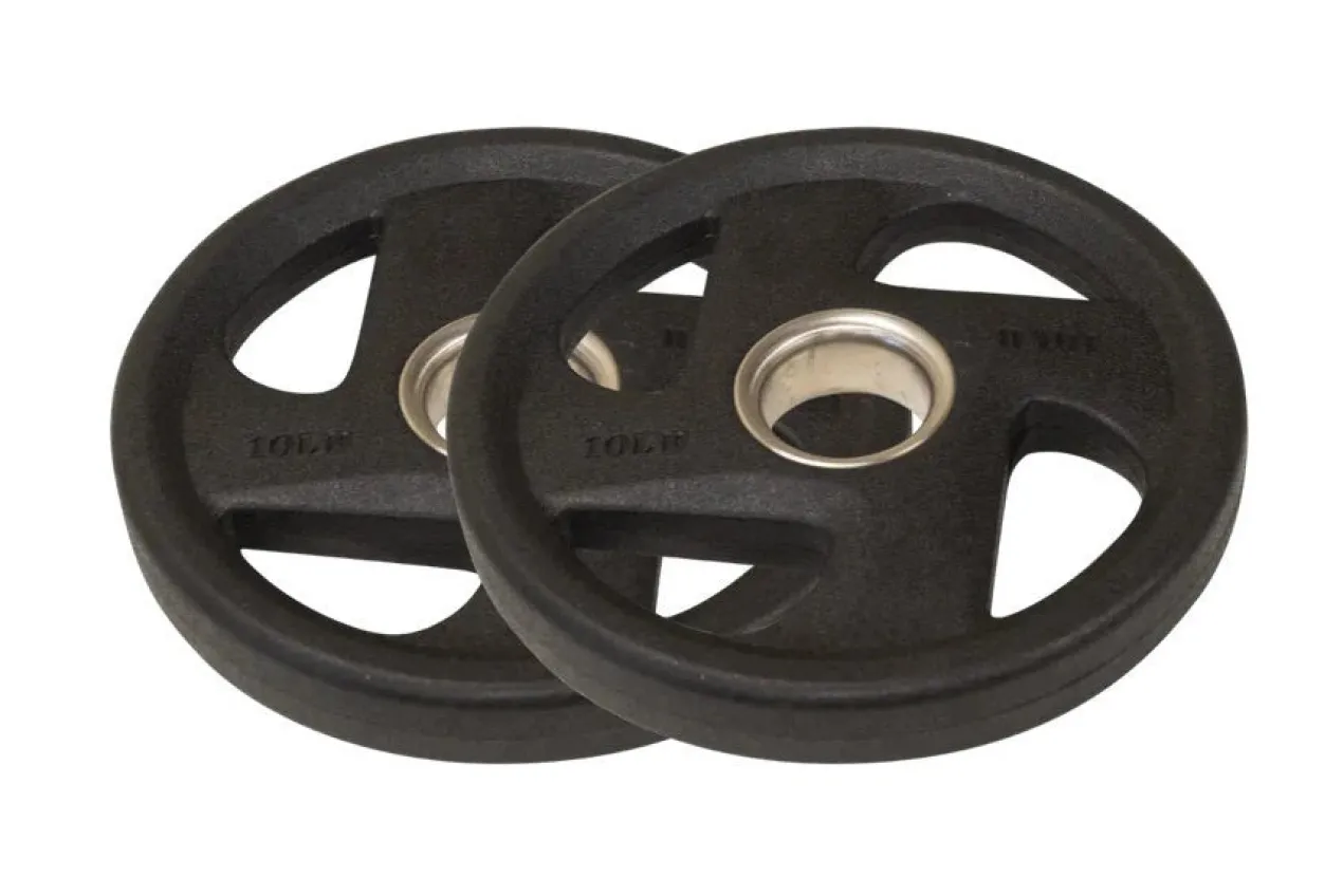 Warrior Rubber Grip Olympic Weight Plates