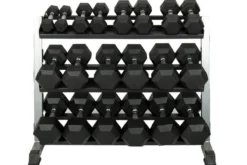 Warrior Rubber Hex Dumbbell Sets (5-50lbs & Up) (🧨JULY 4th SALE)
