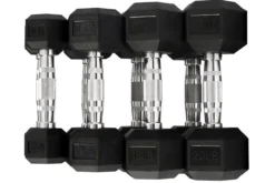 Warrior Rubber Hex Dumbbell Sets (5-50lbs & Up) (🧨JULY 4th SALE)