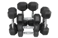 Warrior Rubber Hex Dumbbells (🧨JULY 4th SALE - $1.79/lb)