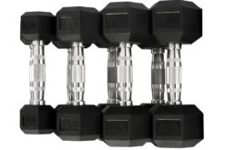 Warrior Rubber Hex Dumbbells (🧨JULY 4th SALE - $1.79/lb)