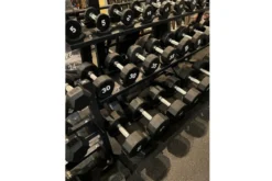 Warrior 12-Sided Urethane Dumbbell Set (5-50lb)
