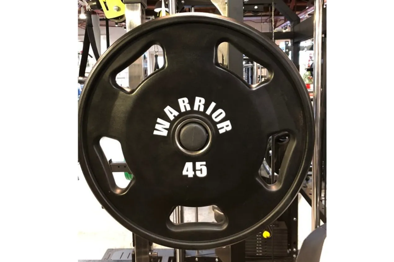 Warrior Urethane Olympic Grip Weight Plates