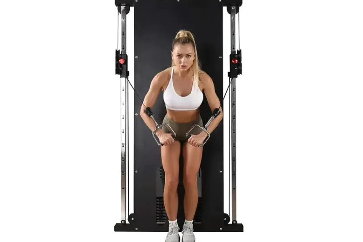 Warrior Wall Mounted Cable Pulley Home Gym System (Two Stack)