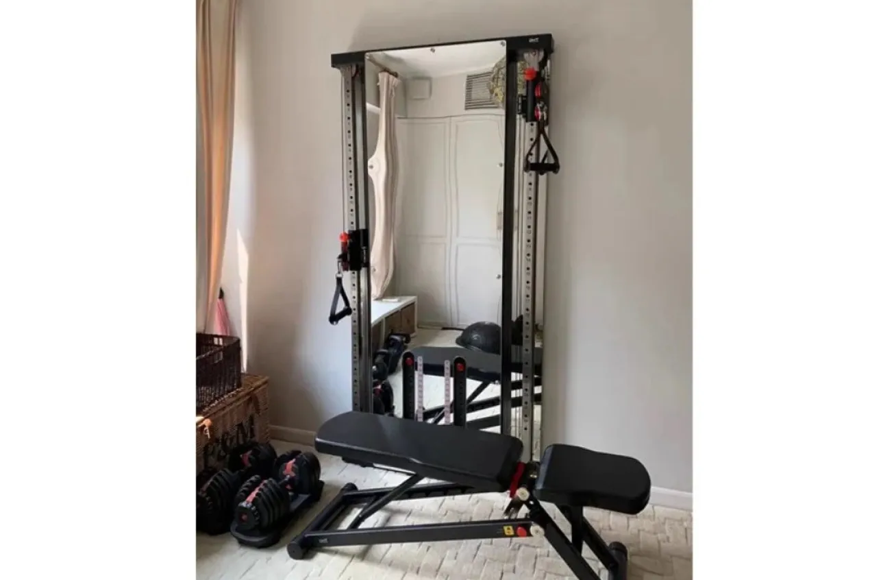 Warrior Wall Mounted Cable Pulley Home Gym System (Two Stack)